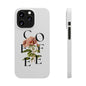 Coffee Florals Slim Phone Case