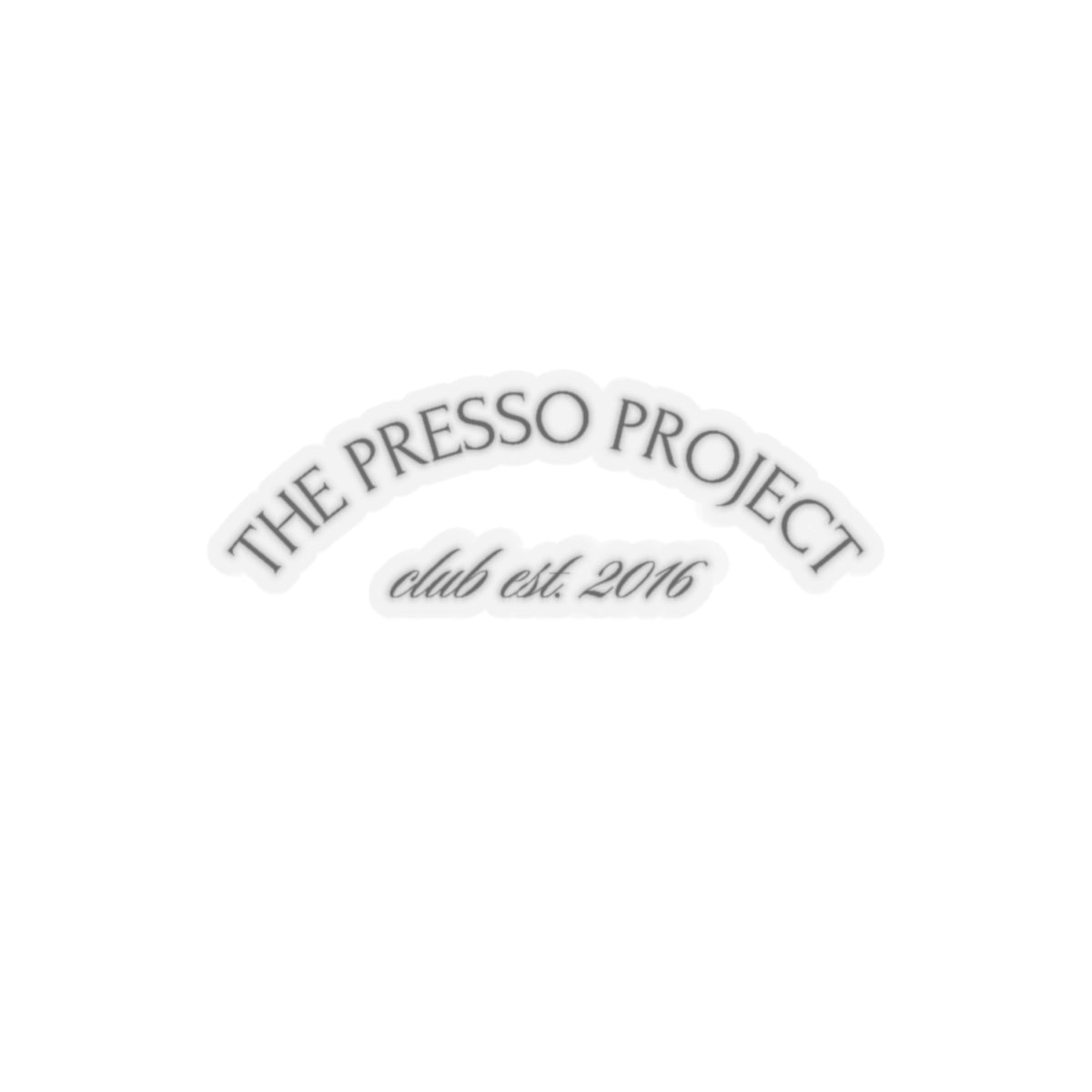 The Presso Project Sticker