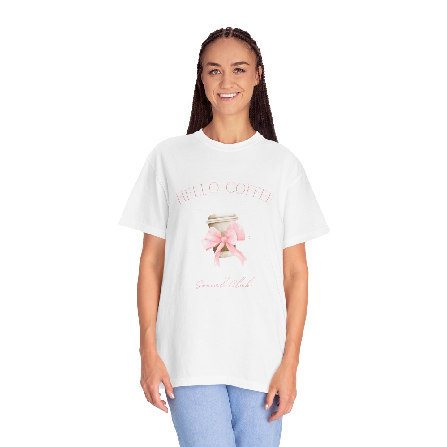 Hello Coffee Bows T-shirt