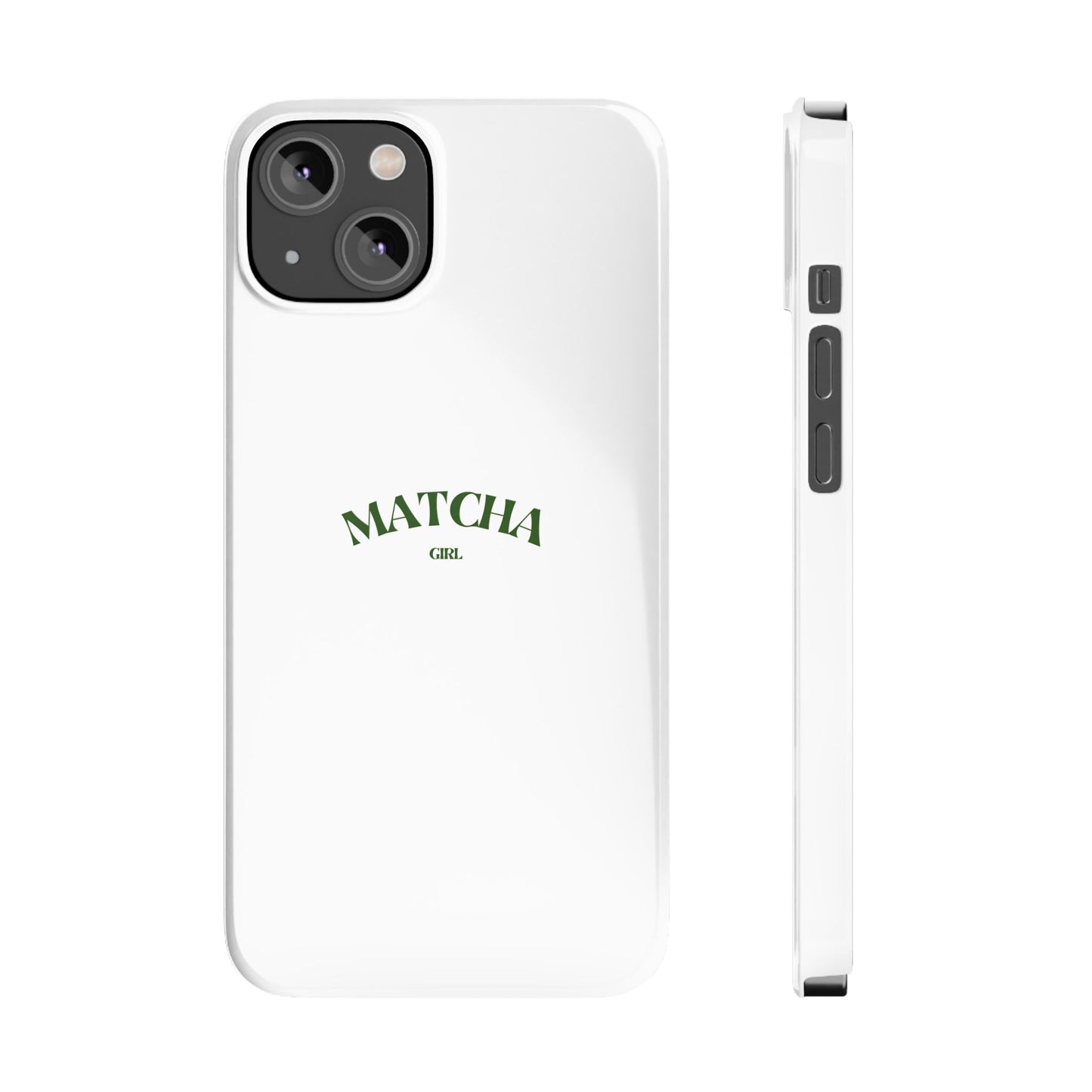 Matcha Girl Slim Phone Case