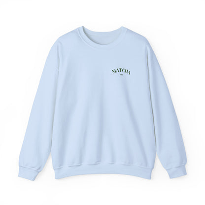 Embroidered Drink Good Matcha Crewneck