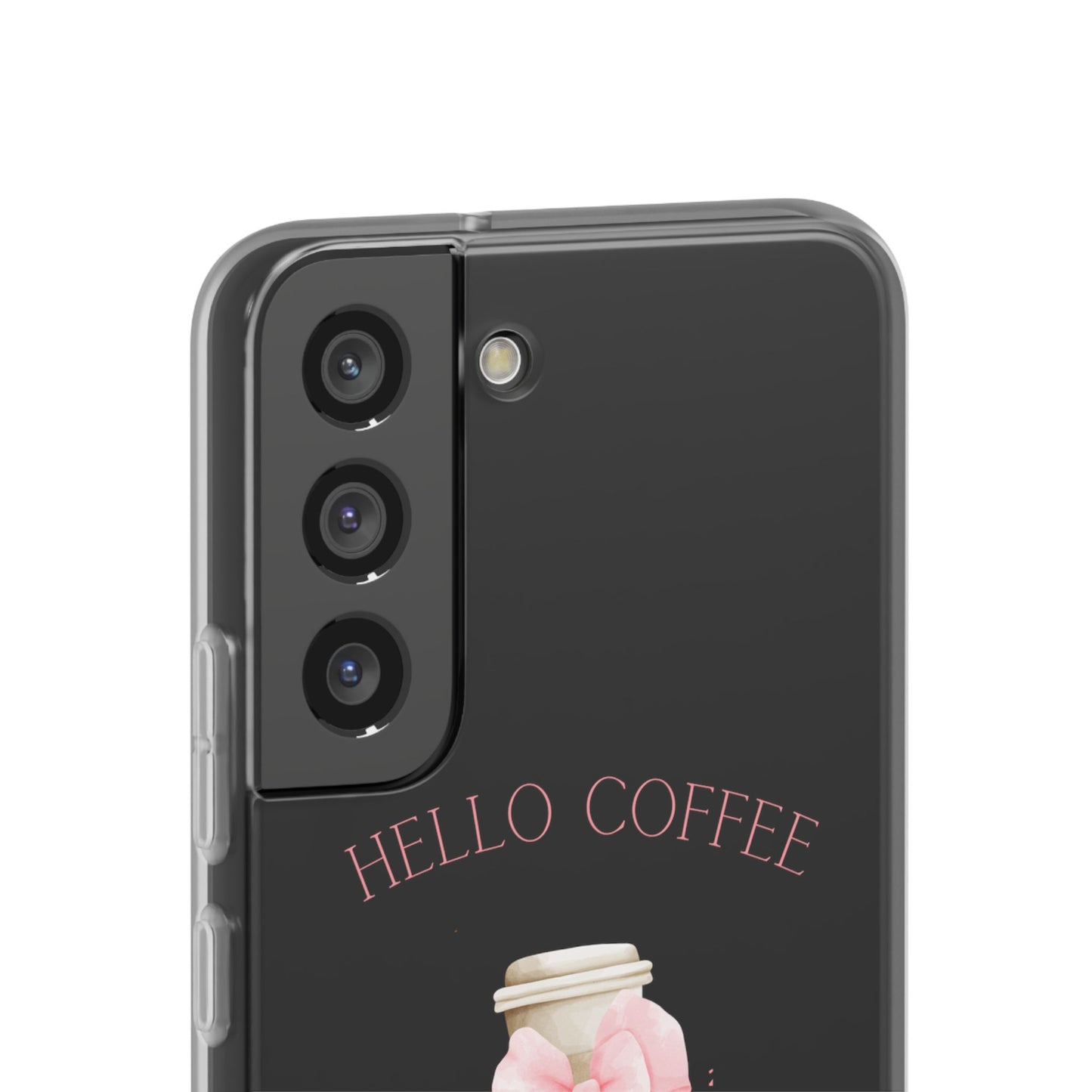 Hello Coffee Bows Flexi Case