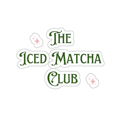 Iced Matcha Club Green Sticker