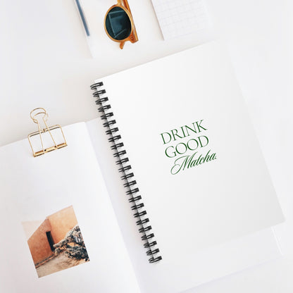 Drink Good Matcha Notebook