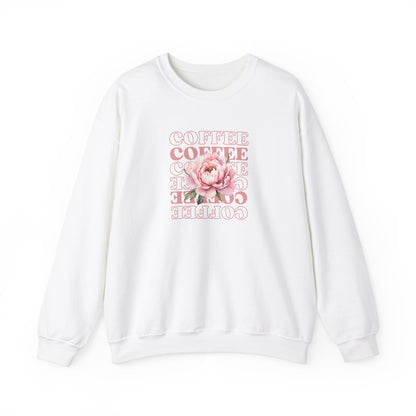 Repeating Coffee Flower Crewneck