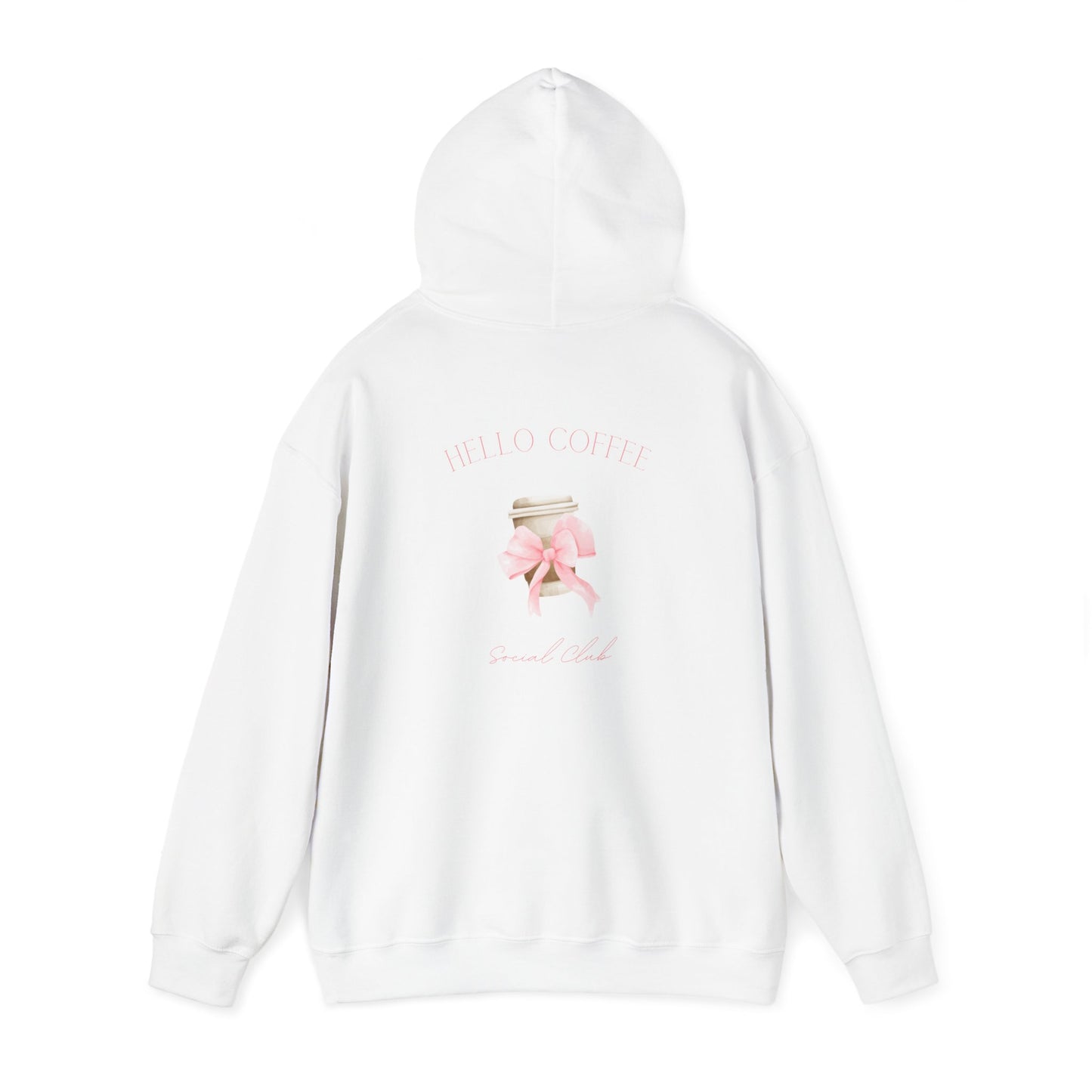 Hello Coffee Bows Hoodie