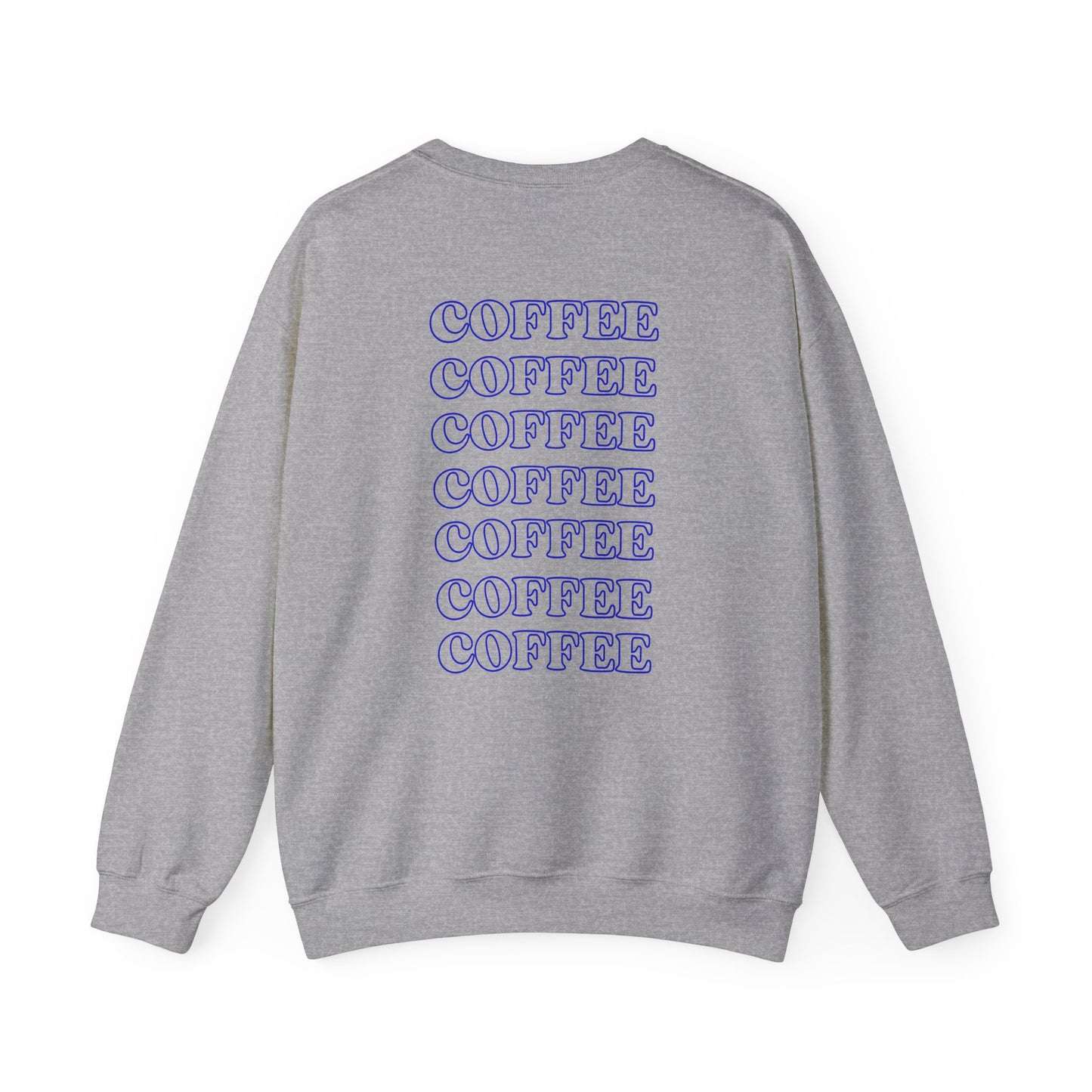 Blue Coffee Crewneck