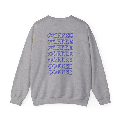 Blue Coffee Crewneck