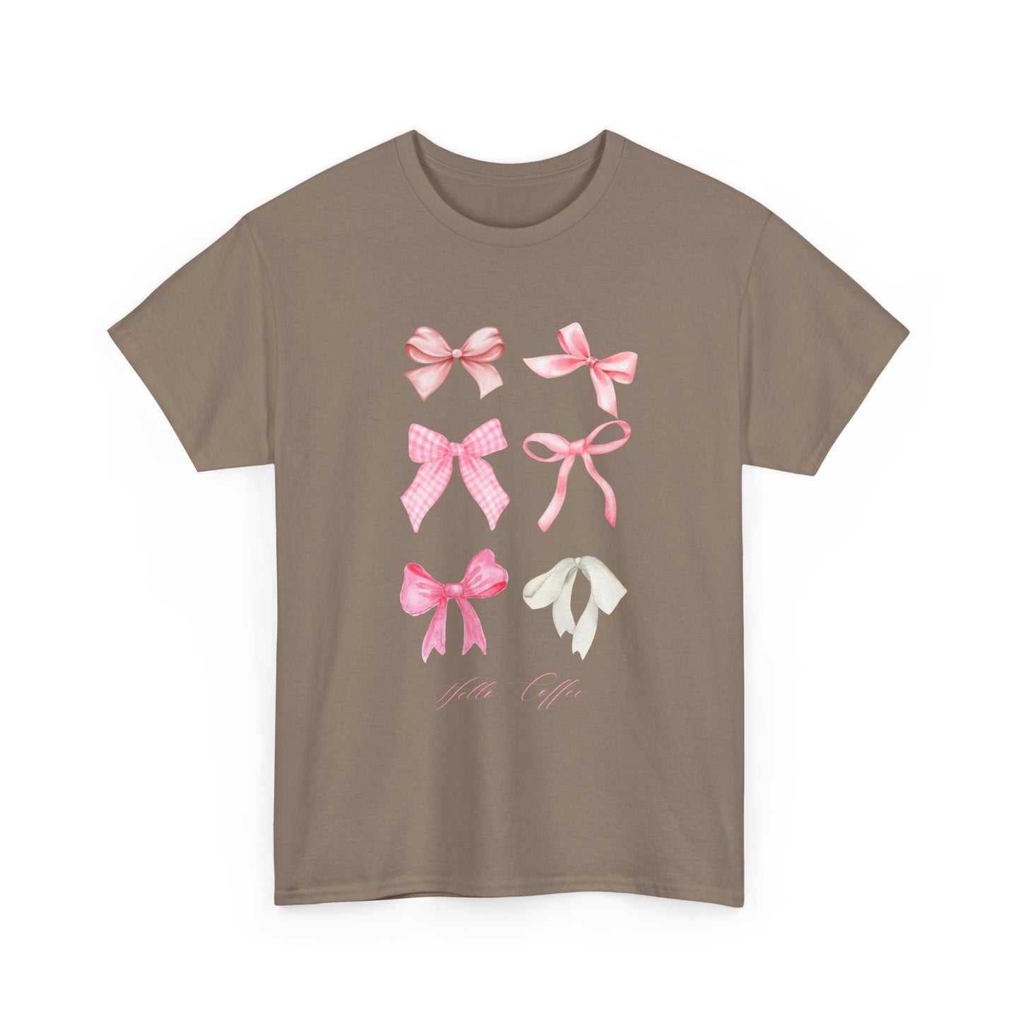 Hello Coffee Bows Tee