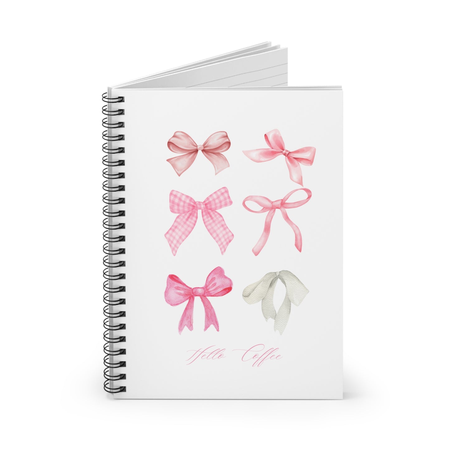 Bows Hello Coffee Notebook