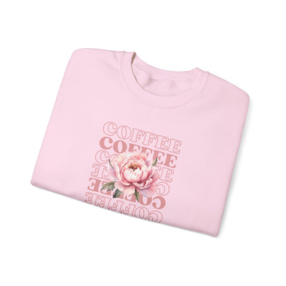 Repeating Coffee Flower Crewneck