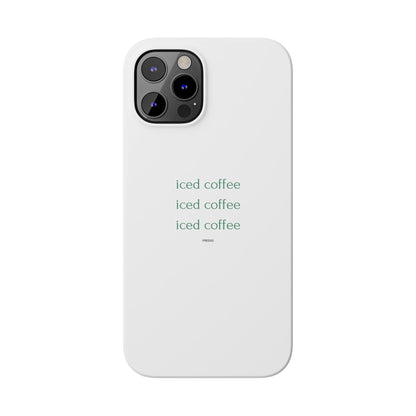 Iced Coffee Slim Phone Case