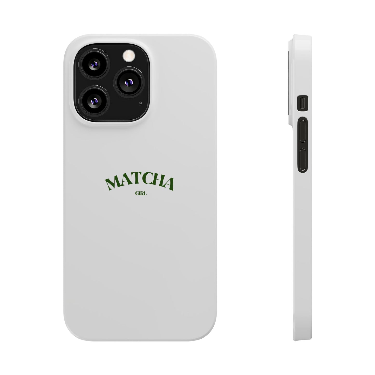 Matcha Girl Slim Phone Case